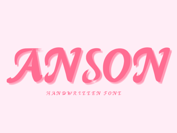 Anson: The Sweet Handwritten Font for Modern Designers