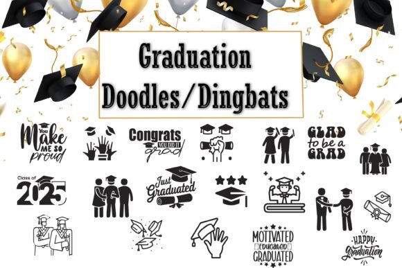 Creative Design Assets: The Power of Graduation Doodles