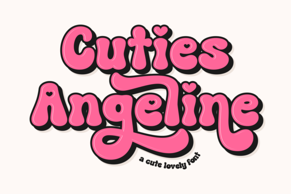 Cuties Angeline: The Sweet Typeface for Whimsical Design