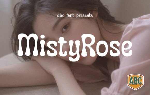 MistyRose Font: A Modern Groovy Typeface for Bold Design
