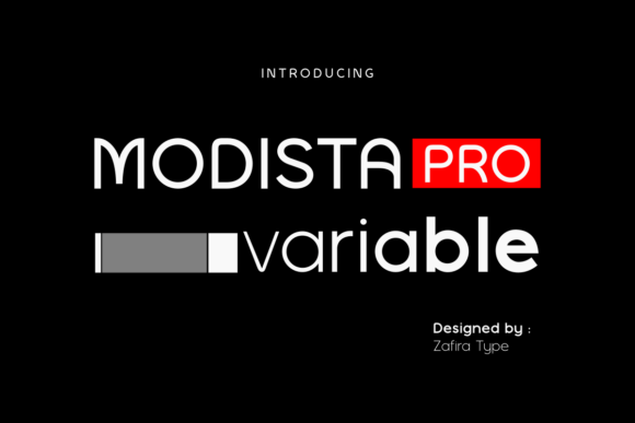 Modista Pro Variable: Elevating Modern Design Aesthetics
