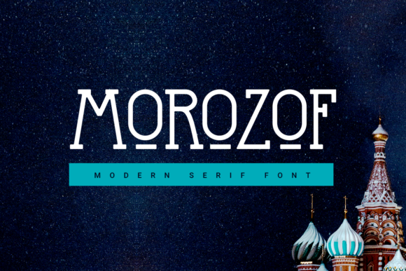 Morozof: A Powerful Serif Font for Bold Visual Impact