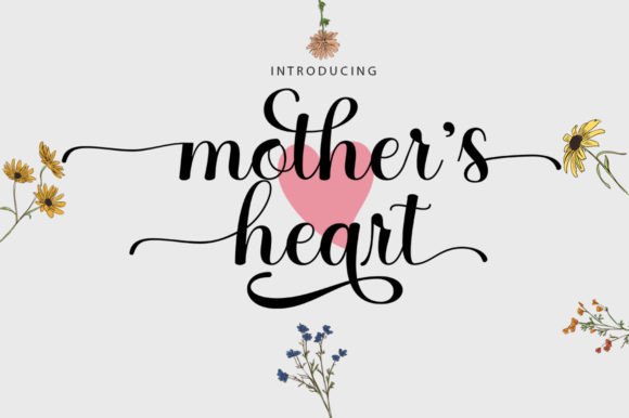 Mothers Hearts: A Script Font for Modern Feminine Design