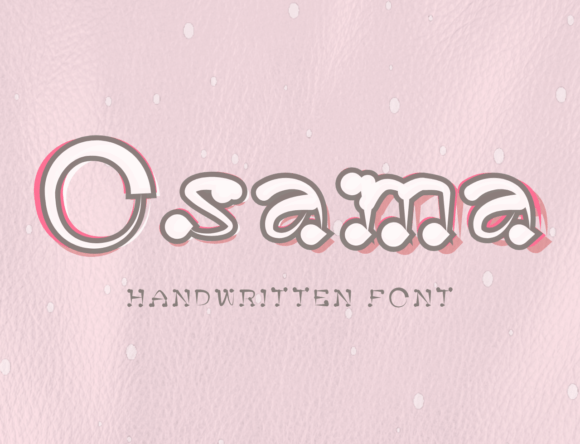Osama: The Quirky Handwritten Font for Creative Projects