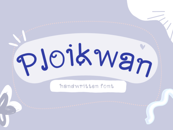 Ploikwan: A Sweet and Cursive Font for Modern Design
