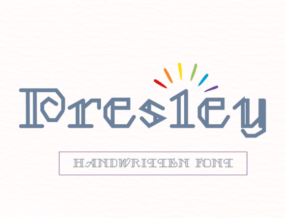 Presley: A Quirky Display Font for Creative Impact