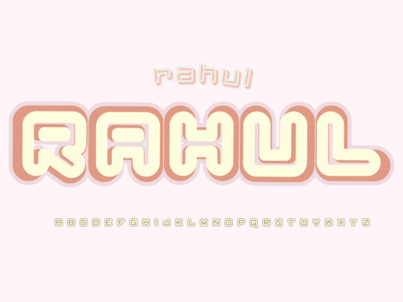 Rahul: The Quirky Font for Friendly Design