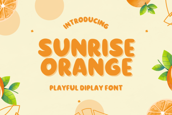 Sunrise Orange: Bold Typography for Maximum Impact